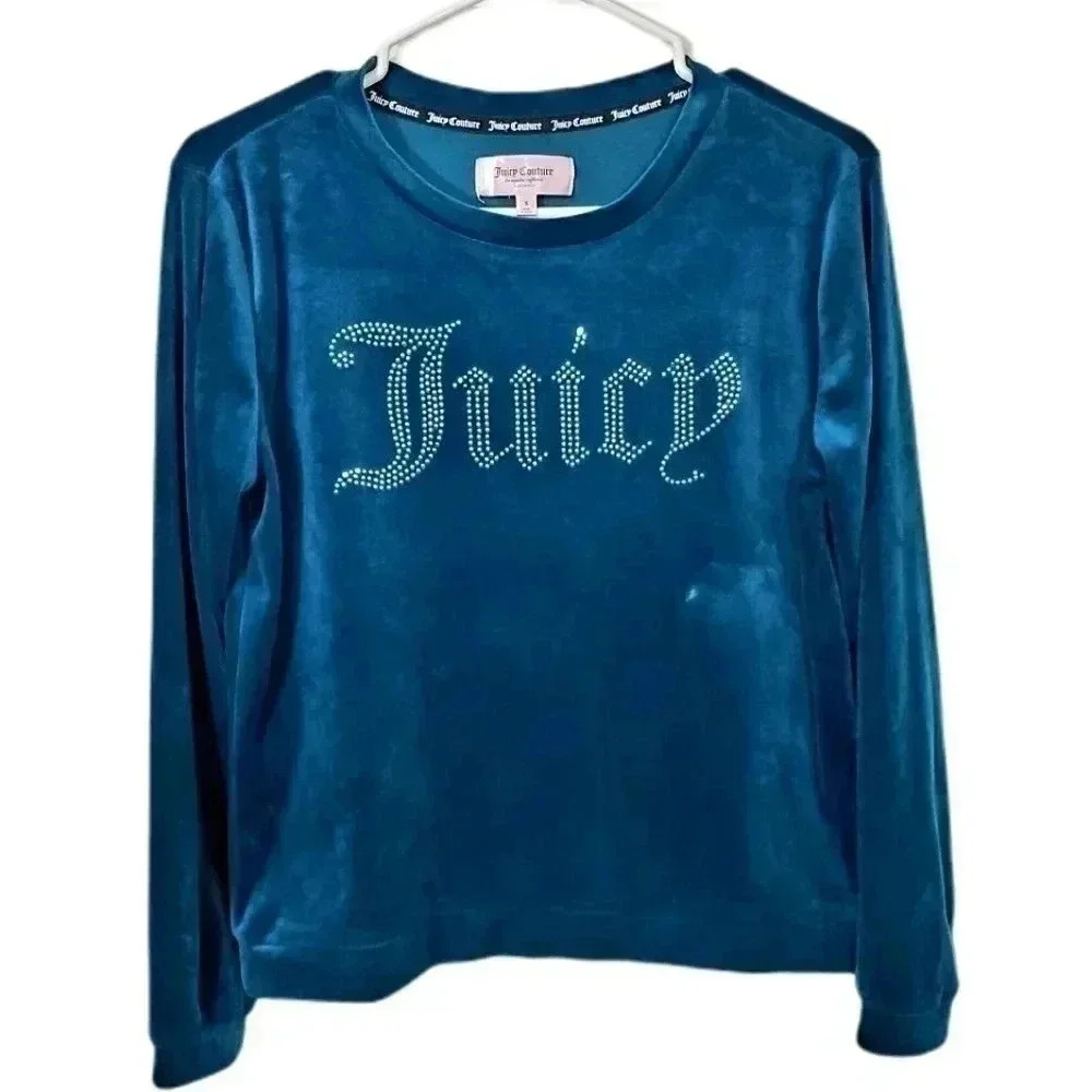Juicy Couture Bling Velvet Sleep wear top - Picture 2 of 5